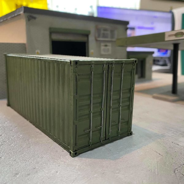 20FT SHIPPING CONTAINER 7MM SCALE O GAUGE MODEL RAILWAY