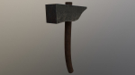 234Medieval - Hammer Game Ready Low Poly 3D Model