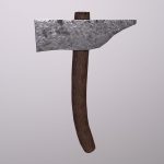 234Medieval - Hammer Game Ready Low Poly 3D Model