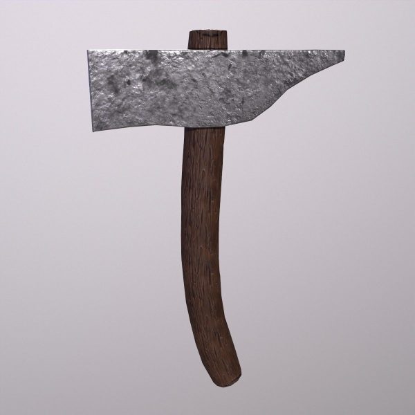 234Medieval - Hammer Game Ready Low Poly 3D Model