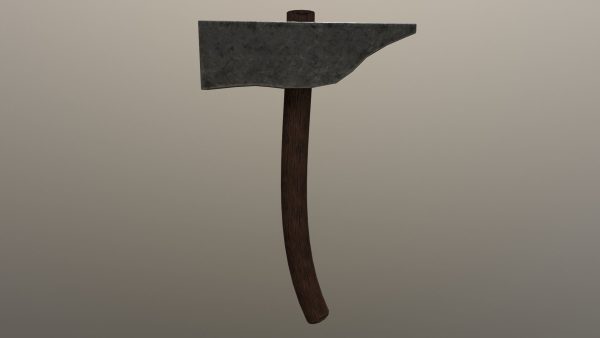 234Medieval - Hammer Game Ready Low Poly 3D Model