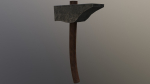 234Medieval - Hammer Game Ready Low Poly 3D Model