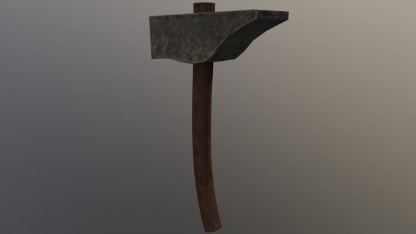 234Medieval - Hammer Game Ready Low Poly 3D Model
