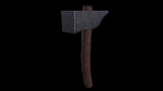 234Medieval - Hammer Game Ready Low Poly 3D Model