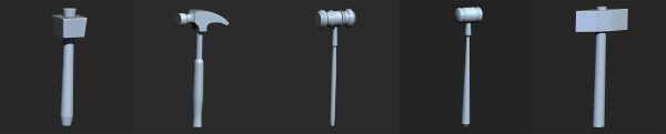 25 Hammer Base Mesh