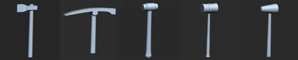 25 Hammer Base Mesh