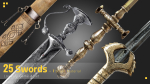 25 Sword Game Asset - 7 smart materials