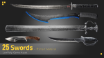 25 Sword Game Asset - 7 smart materials