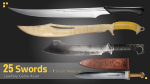 25 Sword Game Asset - 7 smart materials
