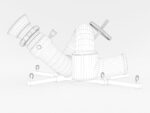 Stationary Fire Hose Spray Nozzle