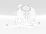 Stationary Fire Hose Spray Nozzle