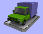 3 Cartoon Low Poly Cars Set