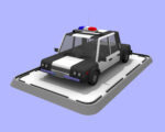 3 Cartoon Low Poly Cars Set