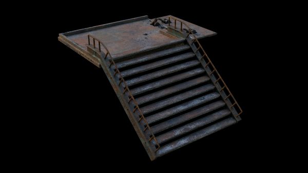 3 Metal Stair