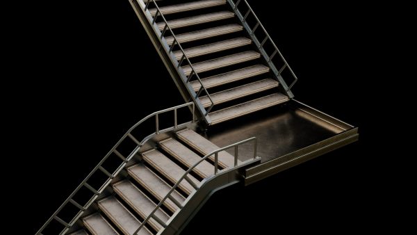 3 Metal Stair