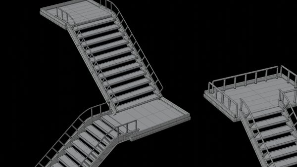 3 Metal Stair