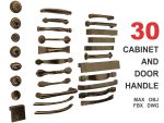 30 cabinet and door handle and knob