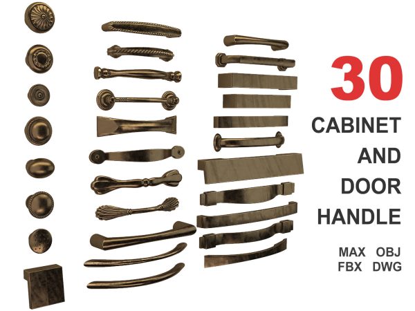 30 cabinet and door handle and knob