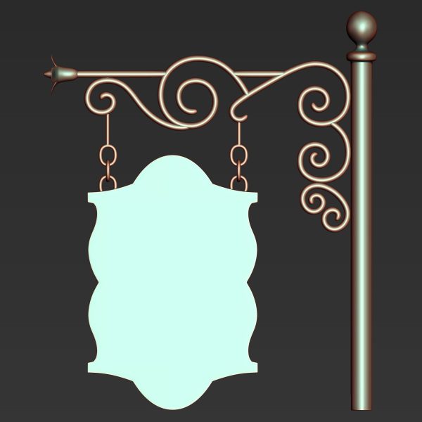 30 Iron Hanging Sign Board Base and High Mesh Vol 3