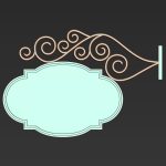 30 Iron Hanging Sign Board Base and High Mesh Vol 3