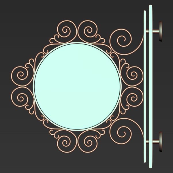 30 Iron Hanging Sign Board Base and High Mesh Vol 3