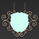 30 Iron Hanging Sign Board Base and High Mesh Vol 3