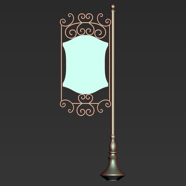 30 Iron Hanging Sign Board Base and High Mesh Vol 3