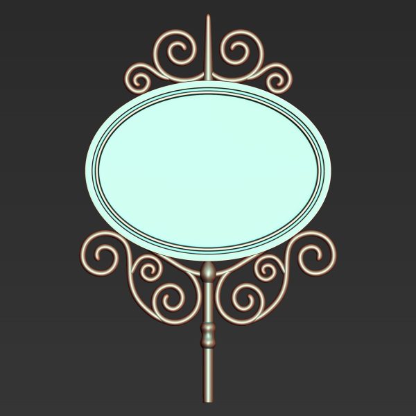 30 Iron Hanging Sign Board Base and High Mesh Vol 3