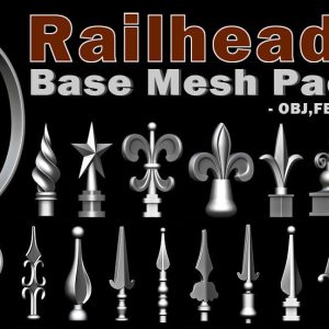 35 Railheads Base Mesh Pack