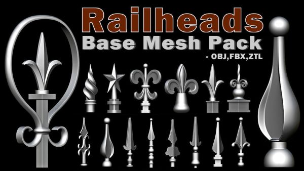 35 Railheads Base Mesh Pack