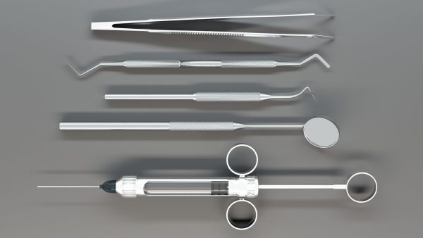 3D Basic dental equipment pack model
