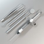 3D Basic dental equipment pack model