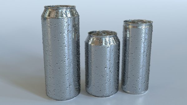 3D Beverage Can Wet - 3DS Max and CORONA RENDER