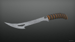 3D Low Poly Sword Model knife