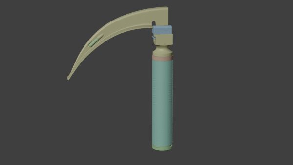 3D model of Laryngoscope