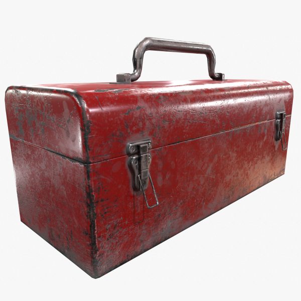 3D model Retro Toolbox Game Ready PBR Textures