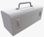 3D model Retro Toolbox Game Ready PBR Textures