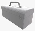 3D model Retro Toolbox Game Ready PBR Textures