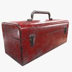 3D model Retro Toolbox Game Ready PBR Textures