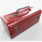3D model Retro Toolbox Game Ready PBR Textures