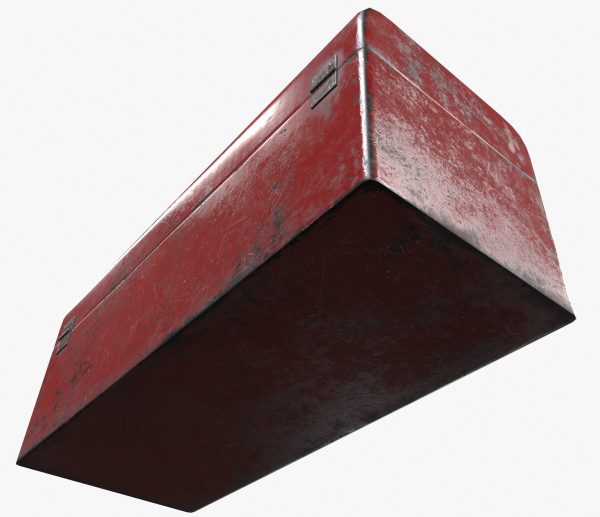 3D model Retro Toolbox Game Ready PBR Textures