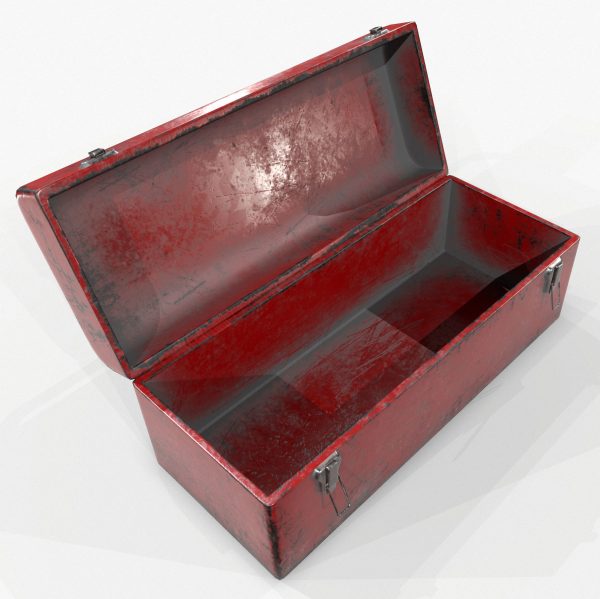 3D model Retro Toolbox Game Ready PBR Textures