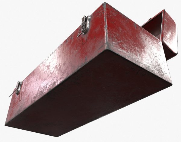 3D model Retro Toolbox Game Ready PBR Textures