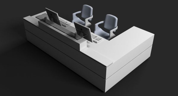 3D Reception Desk 03
