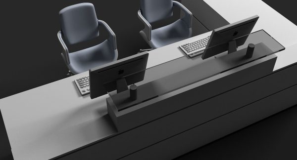 3D Reception Desk 03