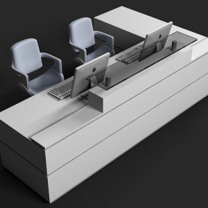 3D Reception Desk 03