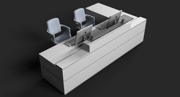 3D Reception Desk 03