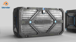 3D Sci-fi Container set of 3 v2