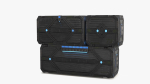3D Sci-fi Container set of 3 v2