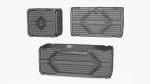 3D Sci-fi Container set of 3 v2